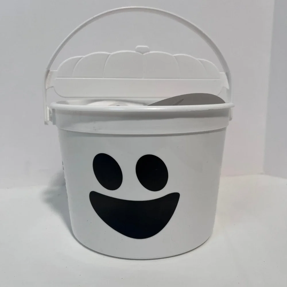 McDonalds McBoo Ghost Bucket Halloween Trick or Treat Pail Activity Stickers